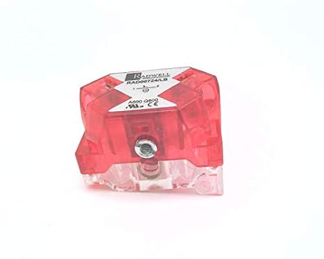 RADWELL RAD00724/LB 30 MM, Contact Block, Late Break, Normally Closed, Pilot Devices, Works with All Non-Push to Twist