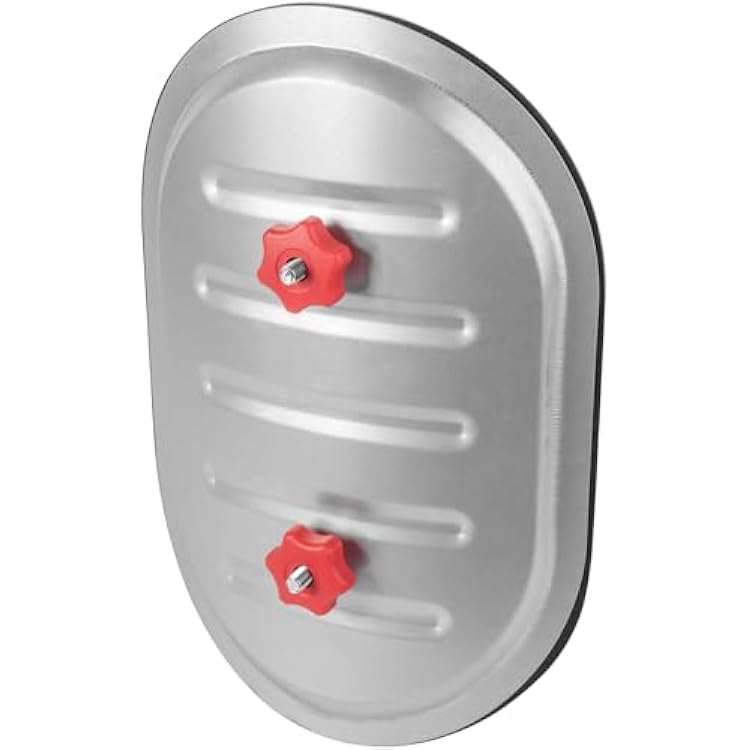 Vent Systems 16 Inch Round Duct Access Door with Rubber Gasket - Galvanized Steel Ducting Cover with Airtight Seal - Duct Opening Maintenance Access Door - Duct Seal with EPDM GasketKnob