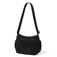 Nylon Crossbody Bag for Women, Multi-Pocket Shoulder Bag with Adjustable Strap, Versatile Lightweight Messenger Purse