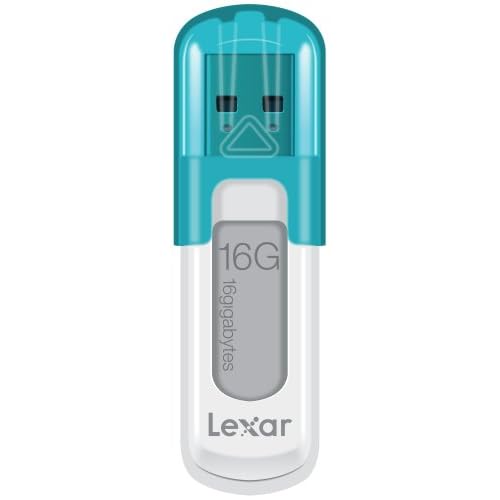Lexar JumpDrive V10 16GB USB Flash Drive LJDV10-16GABNL Teal