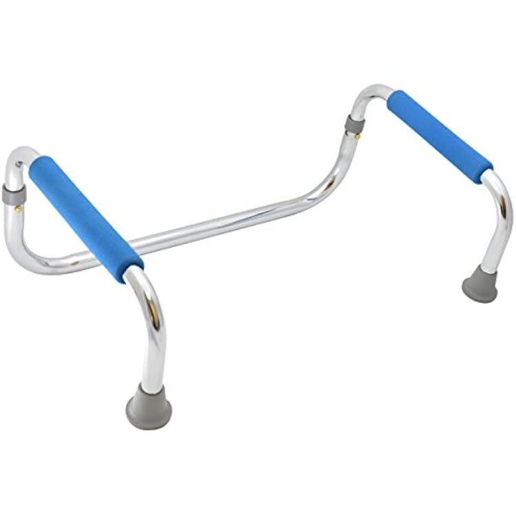 Secure Stand Assist Rail for Elderly with Padded Grab Bar Handles - Chair & Couch Lift Assist Standing Support for Disabled - Handicap Grab Bar Bed Cane Rail for Seniors - Portable Folding Design