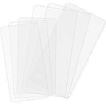 6 Pieces 12 x 5, 10 x 5 Inch Plastic Rectangle Handbag Base Shaper, Purse Bottom Insert Clear Bag Stabilizer Handbag Base Shaper Purse Bottom Insert, Bag Shaper for DIY Tote Purse Handbag Bottom