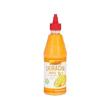 Lee Kum Kee Sriracha Mayo (15 oz - 1 Pack), Cage-Free Eggs, Gluten Free, Creamy Spicy Mayonnaise Sauce for Sandwiches, Burgers, Toasts, Salads, Spreads or Dips, Fries, and Sushi