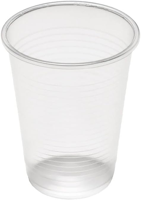 100 x 7oz Clear Cups Vending Style Water Coolers Cold Drink Party Office School Home Catering Buffet Outdoor Indoor
