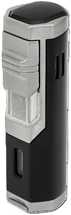 Ronson Chinook 3 turbo gas lighter black finish