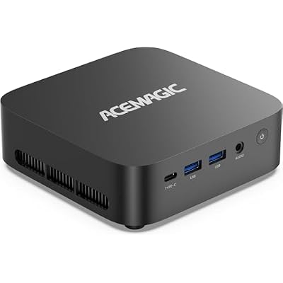 ACEMAGIC Mini PC Gaming AMD Ryzen 7 7735HS 11 Pro Up to 4.75GHz 24GB RAM 1TB SSD, Radeon Triple 4K Display Mini Computers Desktop Micro Small Pc for GamingOffice 3.2Type-CLAN 2.5GBT5.2 Black