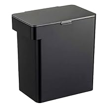 Yamazaki Industries 5424 Airtight Rice Bin, 22.0 lbs (10 kg), Measuring Cup Included, Black, Approx. W 12.0 x D 7.8 x H 12.2 inches (30.7 x 19.7 x 31.2 cm), Tower, Moisture and Oxidation Prevention