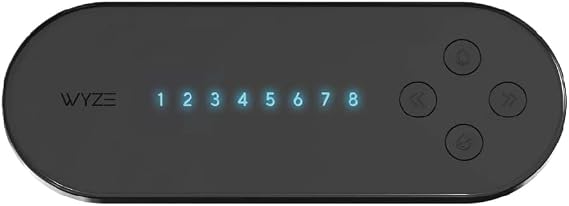 Wyze WSPRK1 Smart Controller, Smart Sprinkler Timer with EPA Watersense, 8-Zone WiFi (1 Year of Automatic Weather-Based Watering with Sprinkler Plus Included), Black