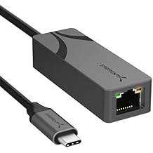 SABRENT USB-C to 2.5Gbps Ethernet Adapter, Aluminum USB-C to RJ45 Network Adapter for MacBook Pro/Air, iPad Pro (2018 & Later), Windows, Linux (NT-25GA)