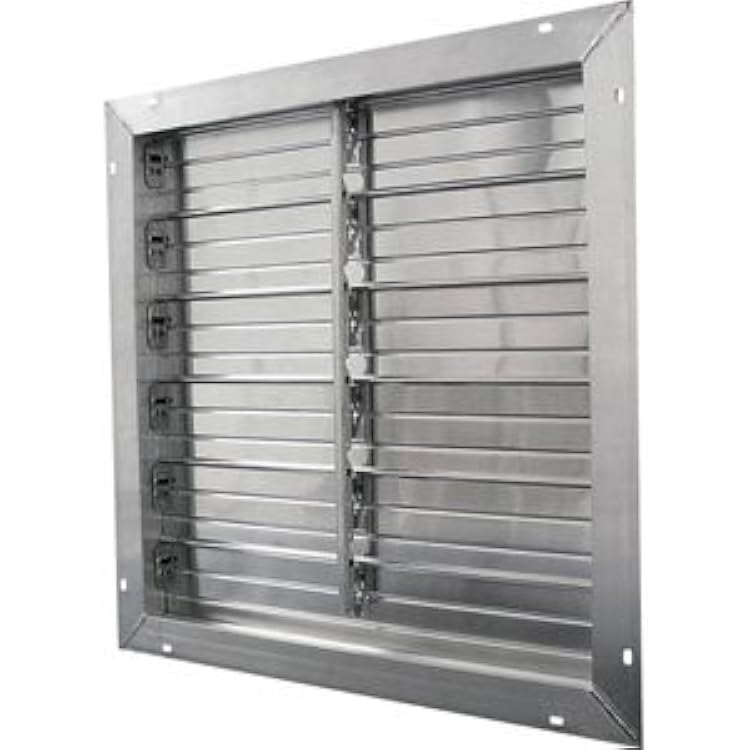 Aluminum Exhaust Shutters - 24 x 24