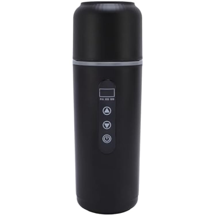 Portable Electric Kettle Heater Cup, 12V 24V Travel Water Boiler Heated Mug Stainless Steel for Car, Truck. Adjustable Temperature, Fast Boiling Bottle, Leakproof. Ideal for
