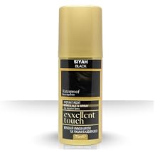 Siyah (Black) Dip Kapatıcı Saç Spreyi | 75 ML & Pratik Uygulama