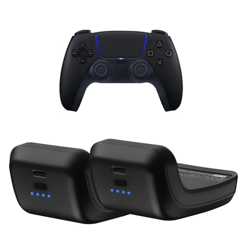 2X 3000mAh PS5 Controller Battery Pack, PS5 Replacement Battery Extender for Sony PlayStation 5 DualSense LIP1708 CFI-ZCT1W Controller with USB-C Charging Cable