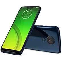 Motorola Moto G7 Power 64GB  64GB MicroSD 6.2 GSM Only Factory Unlocked Smartphone - US & Global 4G LTE International Model XT1955-2 Marine Blue, SD Bundle