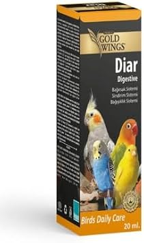 Gold Wings Premium-Sindirim Sistemi Papağan Ve Kuş Vitamini