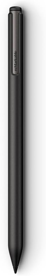 reMarkable Marker Plus for Paper Pro, Paper Pro Move and Papers Pure | Responsive and precise pen with built-in-eraser, paper-like feel, includes 6 marker replacement tips - Black