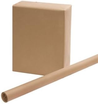 2 ROLLS - Brown Kraft Wrapping Paper 30" x 15 Feet x 2 Rolls