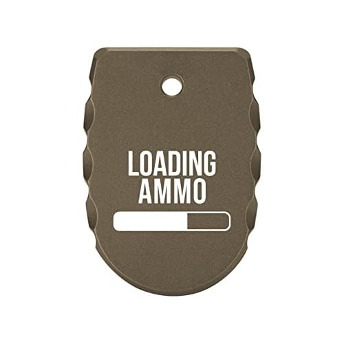 NDZ Performance Magazine Base Plate for Sig P365 X Macro Laser Engraved Anodized Grooved Aluminum in Hard Coat FDE - Choose Design