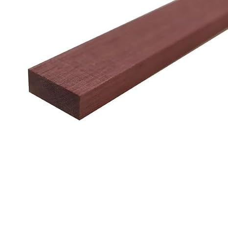 Exotic wood zone Purpleheart 10 Pack Lumber Board - Exotic Hardwood Plank for Woodworking, DIY Projects, Cutting Boards, Wood Carvings - Wood Lumbers, Exotic Lumbers, Lumber Board (3/4" x 2" x 16")