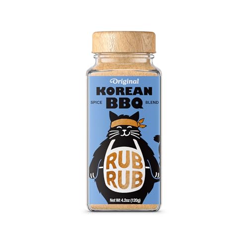 RubRub Original Korean BBQ Rub Seasons Like a Spice, Finishes Like a Sauce Bold, Savory-Sweet Flavor for Meat & Veggies Perfect for Grilling, Searing, or Air Frying Restaurant-Quality Korean BBQ at Home