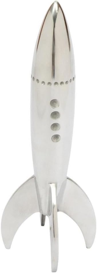Renwil Rush Statue in Polished Silver