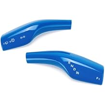 Blue Steering Lever Cover Gear Shift Lever Decorative Cover Compatible with Tesla Model 3(2017-2023) / Model Y(2021-2024)