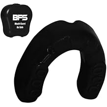 Sports Mouth Guard for Kids,Youth,Boys,Girls,Child Teen Mouthguard with Case (BPA Free) for Boxing, Martial Arts,MMA Karate,Lacrosse,Football,Soccer and All Contact Sports (Black)