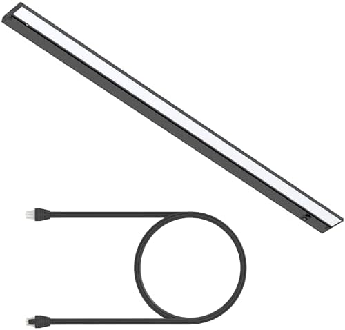 LAGOM 40 Black Under Cabinet Lights & 32 Linking Cord