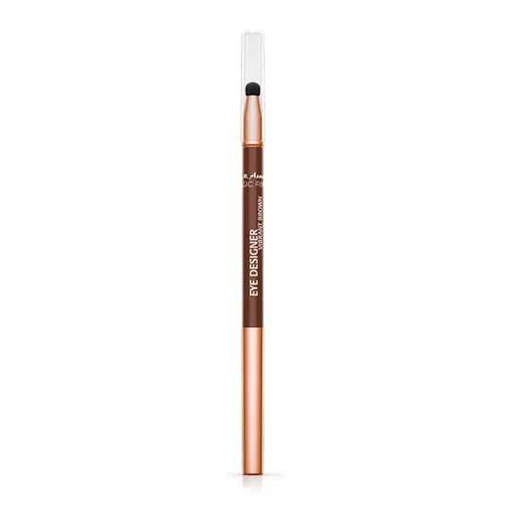 M. Asam Magic Finish Eye Designer Vibrant Brown | waterproof eyeliner for a long-lasting & color-intensive result with integrated sponge for easy blending, eye make-up