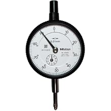 Mitutoyo 2046A, Dial Indicator, 0.01 Grad Resolution with Smooth Plunger Action, Accurate Measurement Feedback, Durable Construction, Repeatable Performance for Professional Inspection Applications