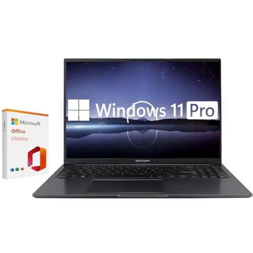 ASUS 16 LED Vivobook Business & Student Laptop Computer, Windows 11, WI-FI, HDMI, Web-cam Intel Core i7, 16GB RAM | 1TB SSD