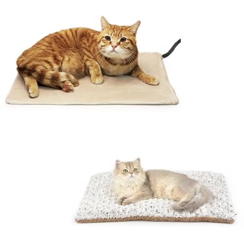 NICREW Pet Heating Pad for Dogs and Cats & Double Sided Self Warming Cat Bed
