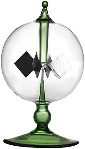 Green Solar Power Radiometer Crookes Solar Energy Vanes Windmill Gift Home Desk Decoration