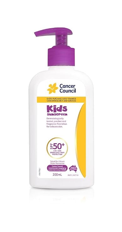 CANCER COUNCIL SPF50+ Kids Sunscreen Pump 200mL