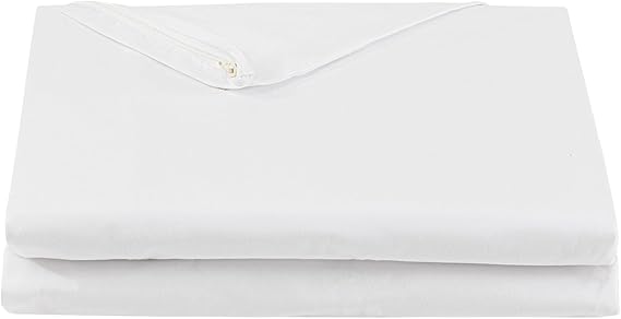 FULI 100% Cotton Zippered Futon Cover, Shikibuton, Full XL, Pure White | Japanese Futon Mattress Cover, Made in Japan, full zipper closure, breathable and absorbent, machine washable