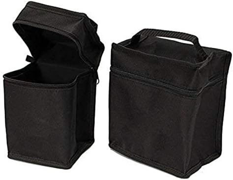 Multifunction Large Capacity Black Folding Marker Pen Canvas Pencil Case Pen Storage Bag Can Hold 24-80 pcs Markers Pen Pencil Holders