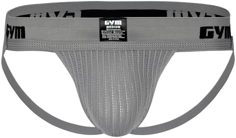 Gym Workout Jockstrap with 2 Waistband