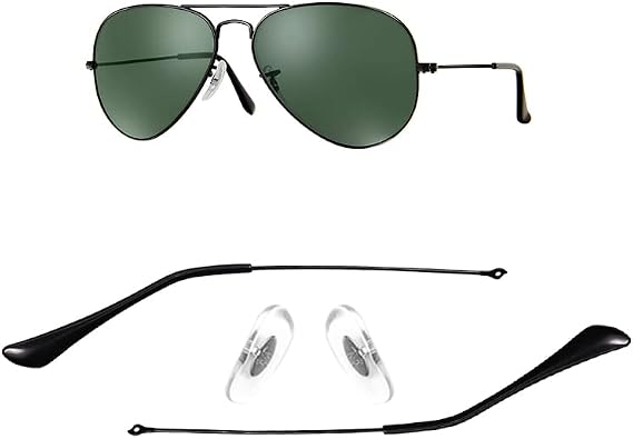 Temple Arms Nose Pads Replacement for Ray Ban Aviator RB3025 Sunglasse