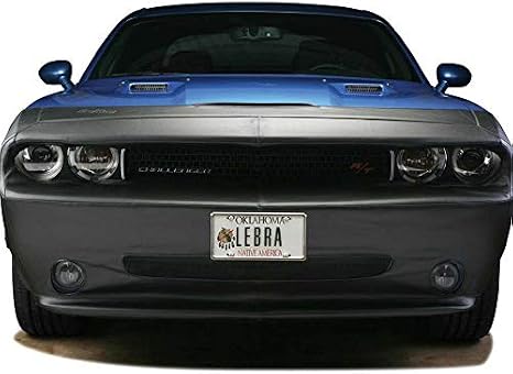 Lebra 2 Piece Front End Cover Black - Car Mask Bra - Fits - Honda Civic Coupe 2014-2015 14 15 (Except SI)