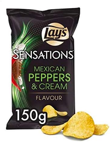 Mexican Pepper Chips | Lay's | Sensations Mexican Pepper Chips | Total Weight 150 Grams