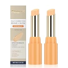 Revive + Glow Vitamin C Eye Balm,Hydrating Eye Cream,Improve Dark Circles,Refreshing and Non-Sticky (2 Pcs)