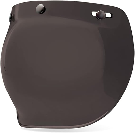 BELL 7018134 Custom 500 3-Snap Bubble Visor Dark Smoke