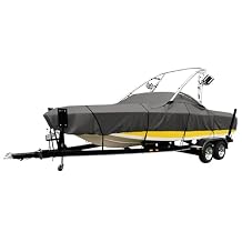 Classic Accessories StormPro Heavy-Duty Ski & Wakeboard Tower Boat Cover, Fits Boats 22-24 ft Long, Beam Width to 116 in Wide