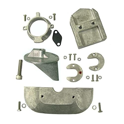 Magnesium Anode Kit Fits Mercruiser Alpha 1 Gen 2 with Fin Anode Includes Hardware US Military Grade Magnesium Anode Kit