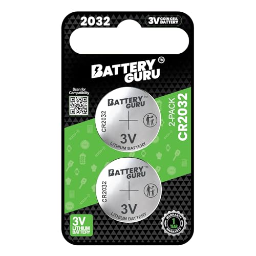 Car Key Battery for Tesla Model S CR2032 3V Batteries Pack of 2