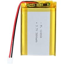 3.7V 3600mAh Battery 124060 Lithium Polymer Ion Rechargeable Li-ion Li-Po Battery with 2P PH 2.0mm Pitch Connector