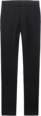 Maiyifu-GJ Mens Slim Fit Dress Pant Solid Color Summer Casual Straight Leg Suit Pant Lightweight Business Comfort Trousers