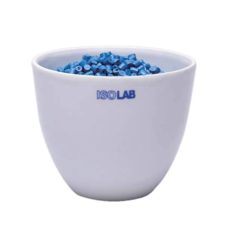 ISOLAB 038.14.M50 Crucible Porcelain Medium Form 50 mm Diameter - Pack of 6