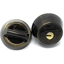 Mul-t-lock Hercular Single Cylinder deadbolt w/Thumb turn - Antique Brass