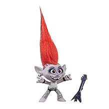 DreamWorks Trolls World Tour Branch, Collectible Doll with Tambourine Accessory, Toy Figure Inspired by The Movie Trolls World Tour